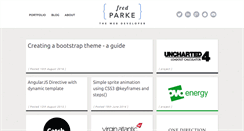 Desktop Screenshot of fredparke.com